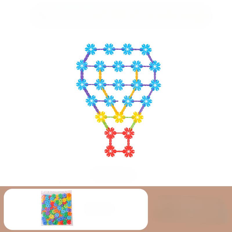

Детские конструкторы в виде листьев и снежинок, утолщенные, большие, собранные, развивающие, упакованные в коробку, игрушки для детского сада 29*23*21cm