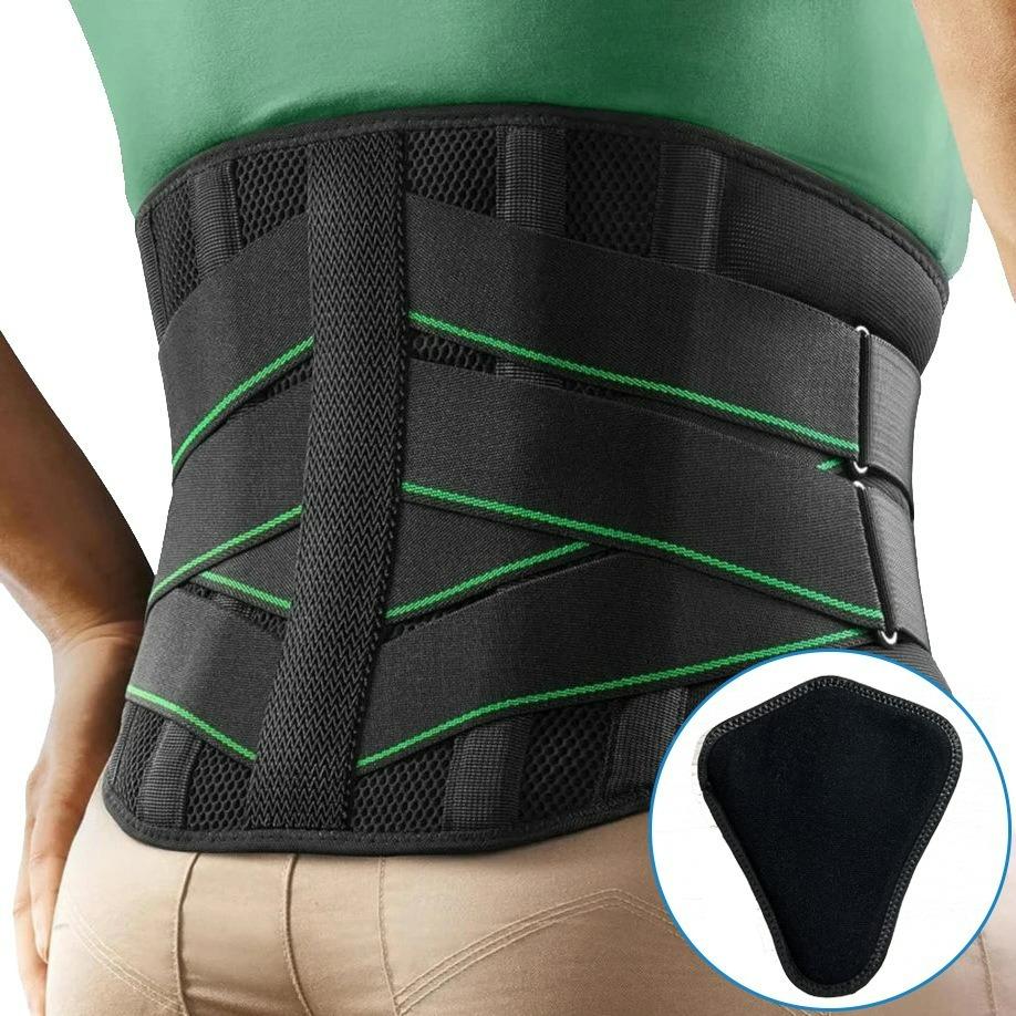 Adjustable Breathable Mesh Lumbar Back Brace Waist Support Back Support for Adults Manufacturer's Sports Equipment