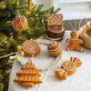 Cute Gingerbread Man Christmas Garland Ornament Festive Hanging Decor New Year Festive Accessory Christmas Decorations