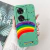 Nova 12 SE Hülle Für Huawei Nova 12 SE Cover 2024 Mode Bemalt Flüssigsilikon Anti-Fall Schutz Stoßfänger Für Nova 12SE Funda
