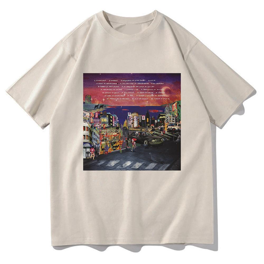 2025 Summer  Album DON KBRN Tshirt Eladio Carrión Fashion Men and Women Clothing Harajuku Summer Graphic T Shirts for Fans Gifts