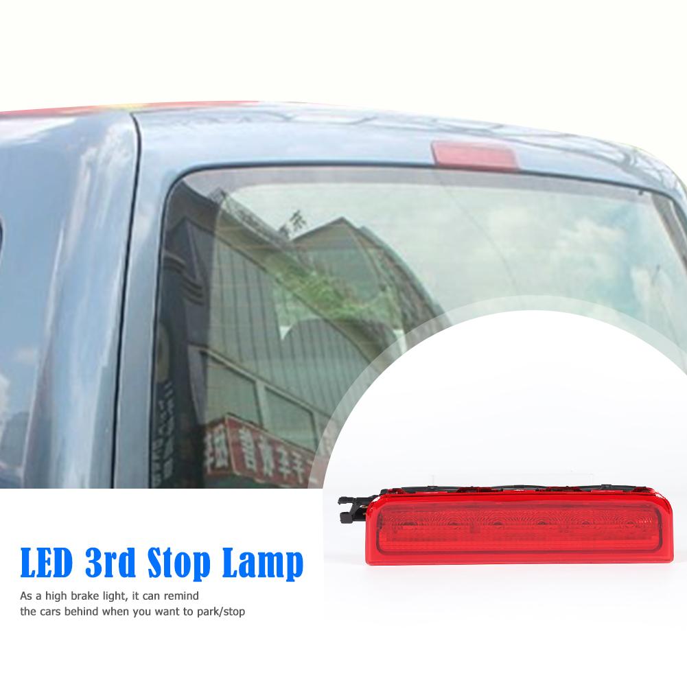 LED Třetí 3. Brzdové Světlo Červená Čočka Středové Vysoko Umístěné Úroveň Očí Zadní Brzdové Světlo pro VW Caddy 2002-20082K0945087C Autodíly Náhrada