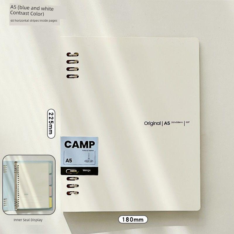 

Grade Three Class Two Minimalist B5 Non-Manual Loose Spiral Notebook Removable Good-looking Student A5 Notepad Notebook Book