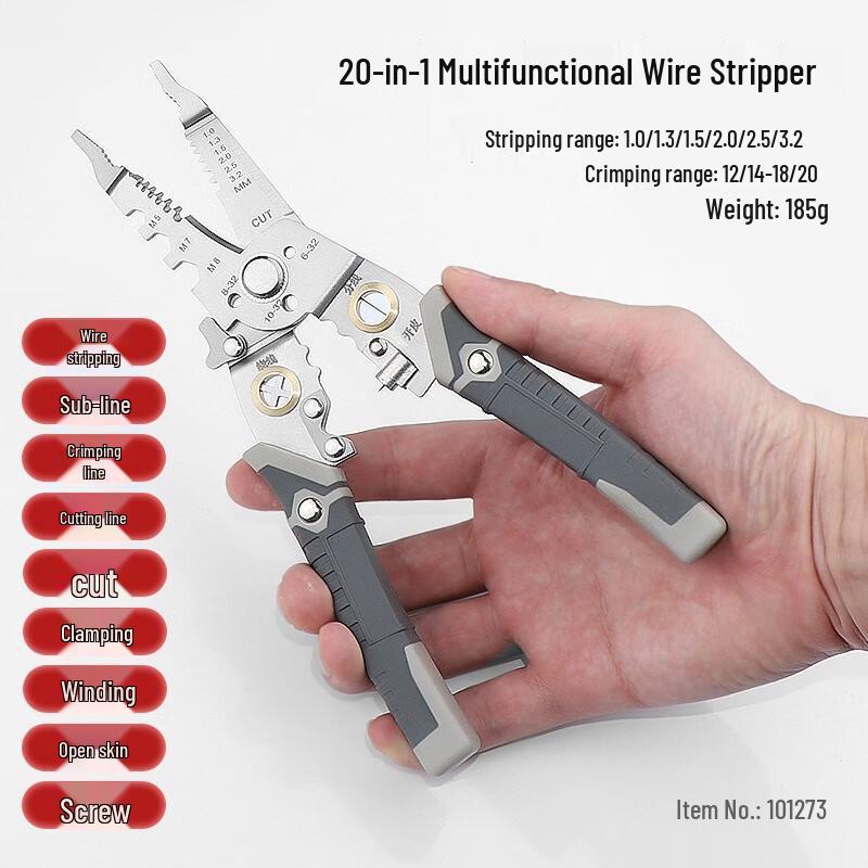 EXPLOIT 20-in-1 Electrician s Multi-tool Pliers