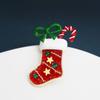 Korean Style Christmas Brooch Snowman Christmas Tree Brooch Cute Enamel Rhinestone Brooches  Girls