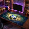 Brazil Football Crest Mouse Pad, Extended Non Slip Rubber Desk Mat for Gaming Office Laptop Fan Gift
