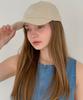 Baseukala Vasc Logo Stitch Embroidered Ball Cap Beige