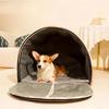 Enclosed Pet House Detachable Warm Tent Winter Dog Bed & Cat Bed  For Small Animals