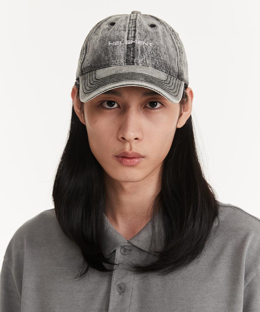 HELEMENT Mountain Stonewashed Ball Cap (Grey)