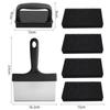 Cleaning Tools Set Multifunctional Scraper Cleaning Brush Barbeque Grill Fireplace Kitchen Multifunctional Household Gadgets