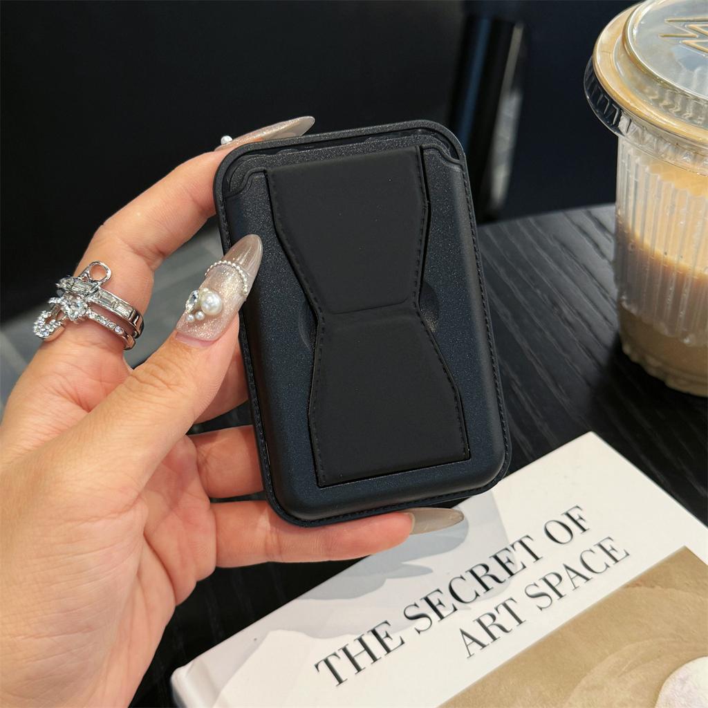 For Magsafe Wallet Holder Card Bag Magnetic Phone Kickstand Suitable for IPhone 16 15 Samsung Magnetic Phone Case Bracket Wallet