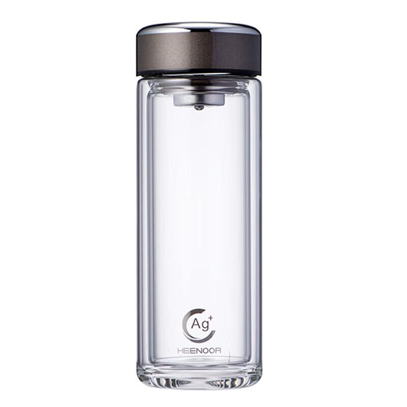 Heenoor Antibacterial Double-Wall Glass Tea Tumbler
