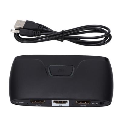 HD Multimedia Interface Splitter Adapter 4K 60Hz One In Two Out 1 Out 2  HD Multimedia
