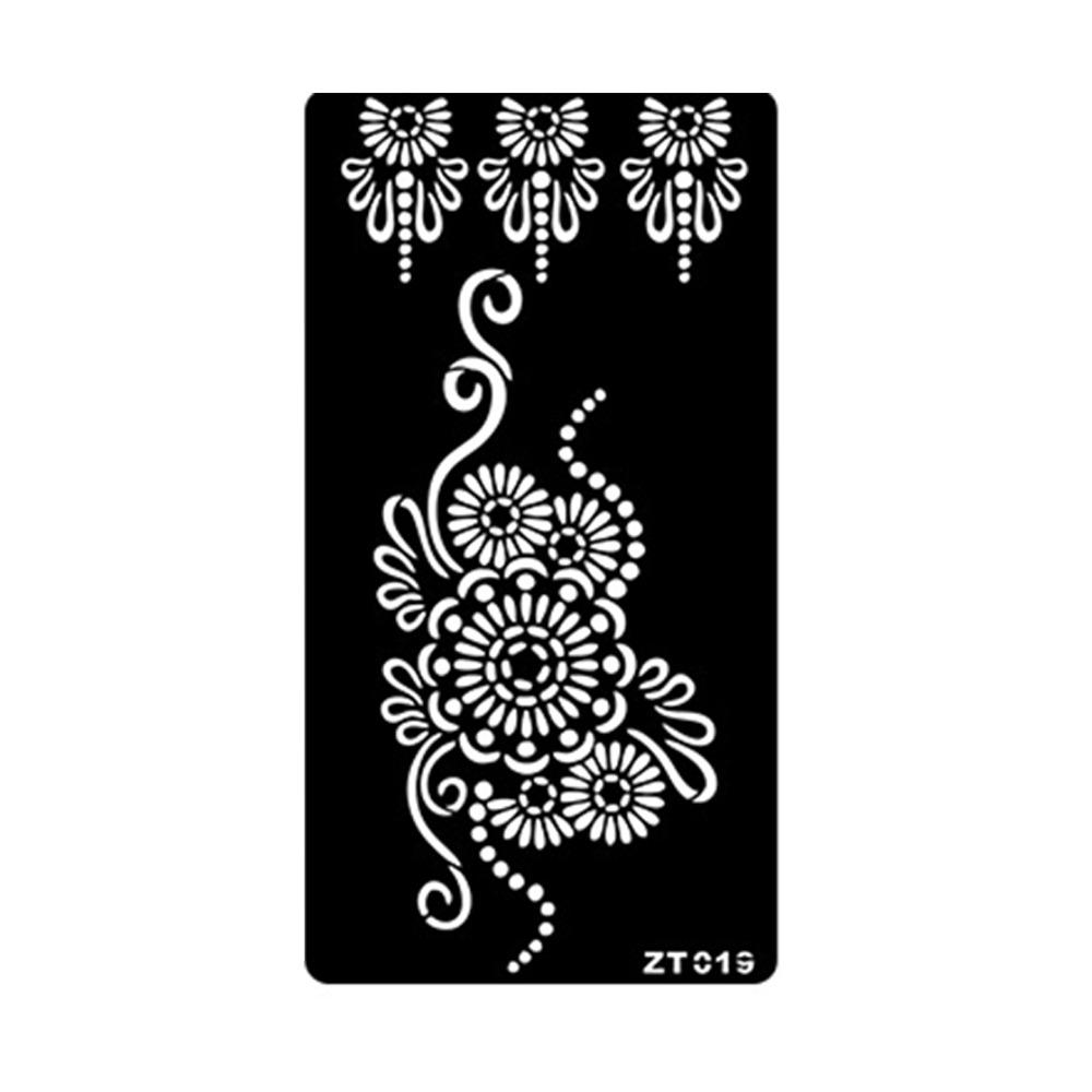 Personalized India Temporary Tattoo Ethnic Style Black Tattoo Decals Arm Foot Tattoos  Women Lady