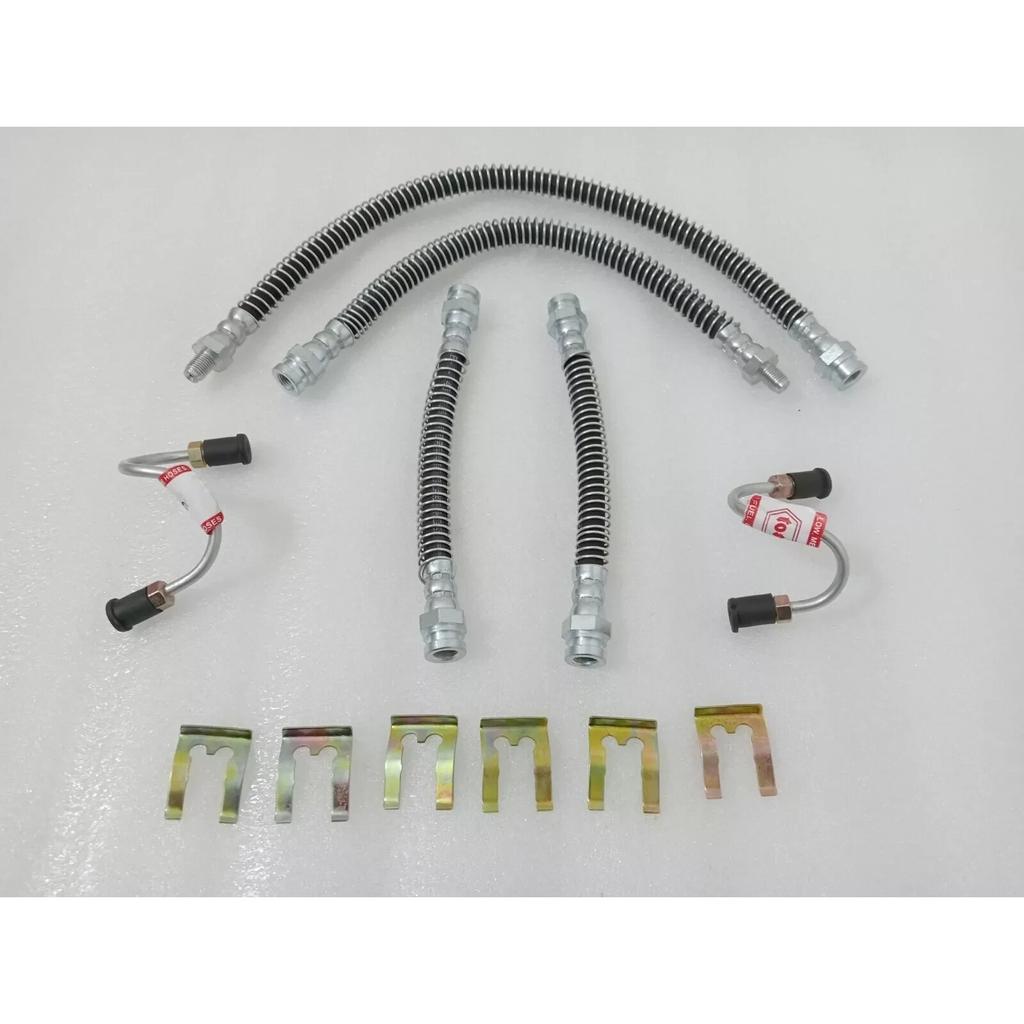 Willys Jeep MB GPW CJ2A CJ3A CJ3B M38 M38A1 Brake Hose Kit Big |Fit For3