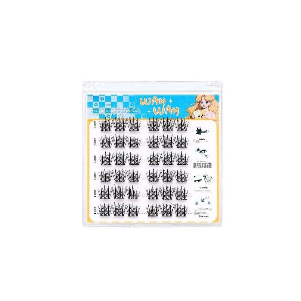 Makeup Adhesive False Eyelashes DIY Glue Free Fake Lashes Self-adhesive Lash Clusters  Makeup Tool