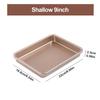 Rectangle Cake Baking Tray 9/11/13inch Bread Tray Gold Bake Mold