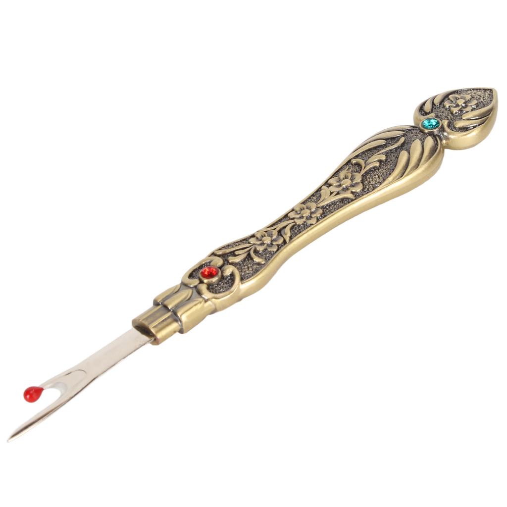 Sewing Seam Rippers Vintage Rust Proof Multi Purpose Portable Seam Rippers for Embroidery Bronze