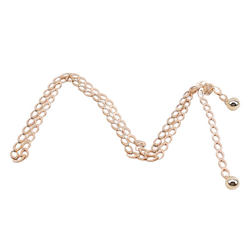 

New Jewelry Dress Waist Metal Chain Belts High Waist Gold Belts For Women Fashion Waistbands All-Match Belt For Party золотой