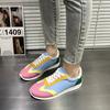 Women's Shoes, Women's Sneakers, Student Shoes, White Shoes, Low-top Round-toe Lace-up Casual Shoes
