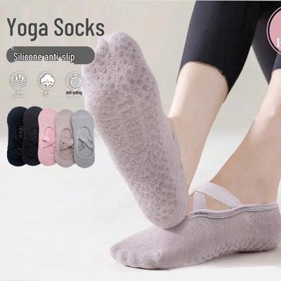 Yoga Pilates Non-Slip Summer Socks for Women - Ideal for Indoor Fitness and Running