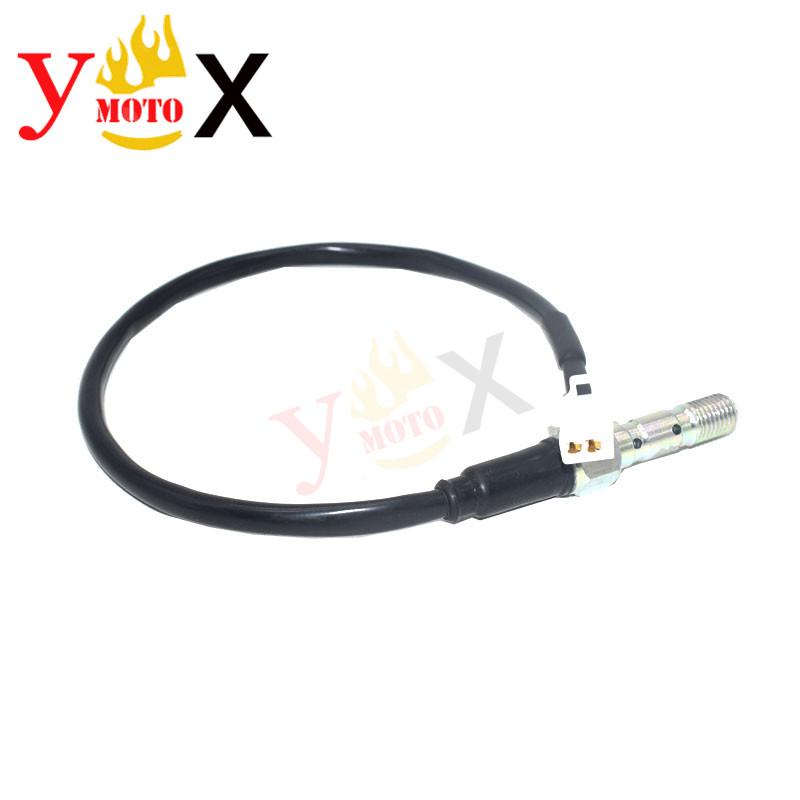 M10 1/1.25 Hydraulic Brake Pressure Rear Light Switch Hollow Bolt Brake Switch Wire For Honda CB CBR CRF CMX CTX VFR NC700 NC750