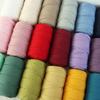 300g/4mm Polyester Nylon Mischgarn Große Rolle Runder Hohlfaden DIY Handgewebtes Wandteppich Dekorationsgarn Häkelstrang