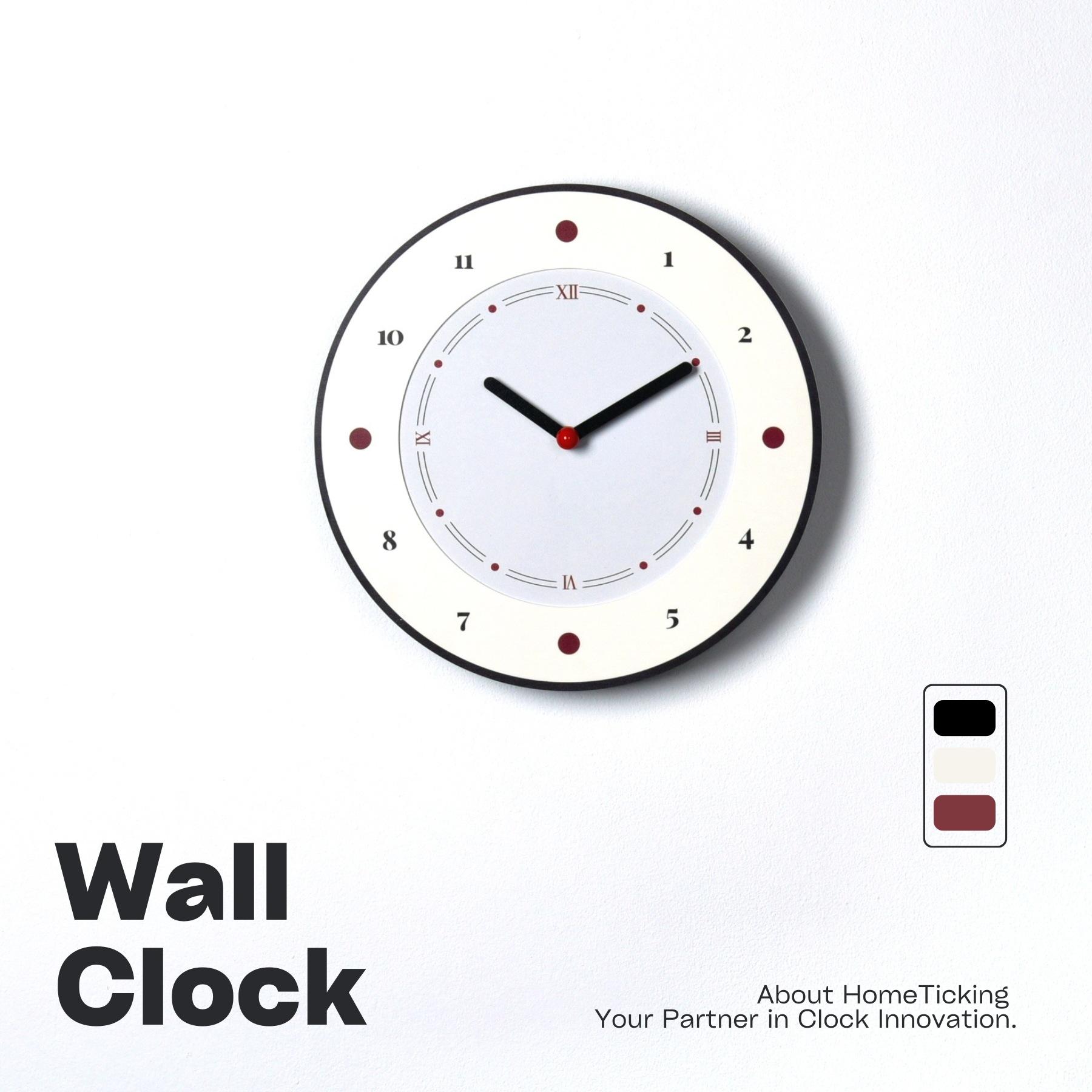

Nordic Style Simple Clock Living Room Modern Home Decoration Restaurant Silent Wall Hanging Creative Clock High-end Home SC3-11-B without swing