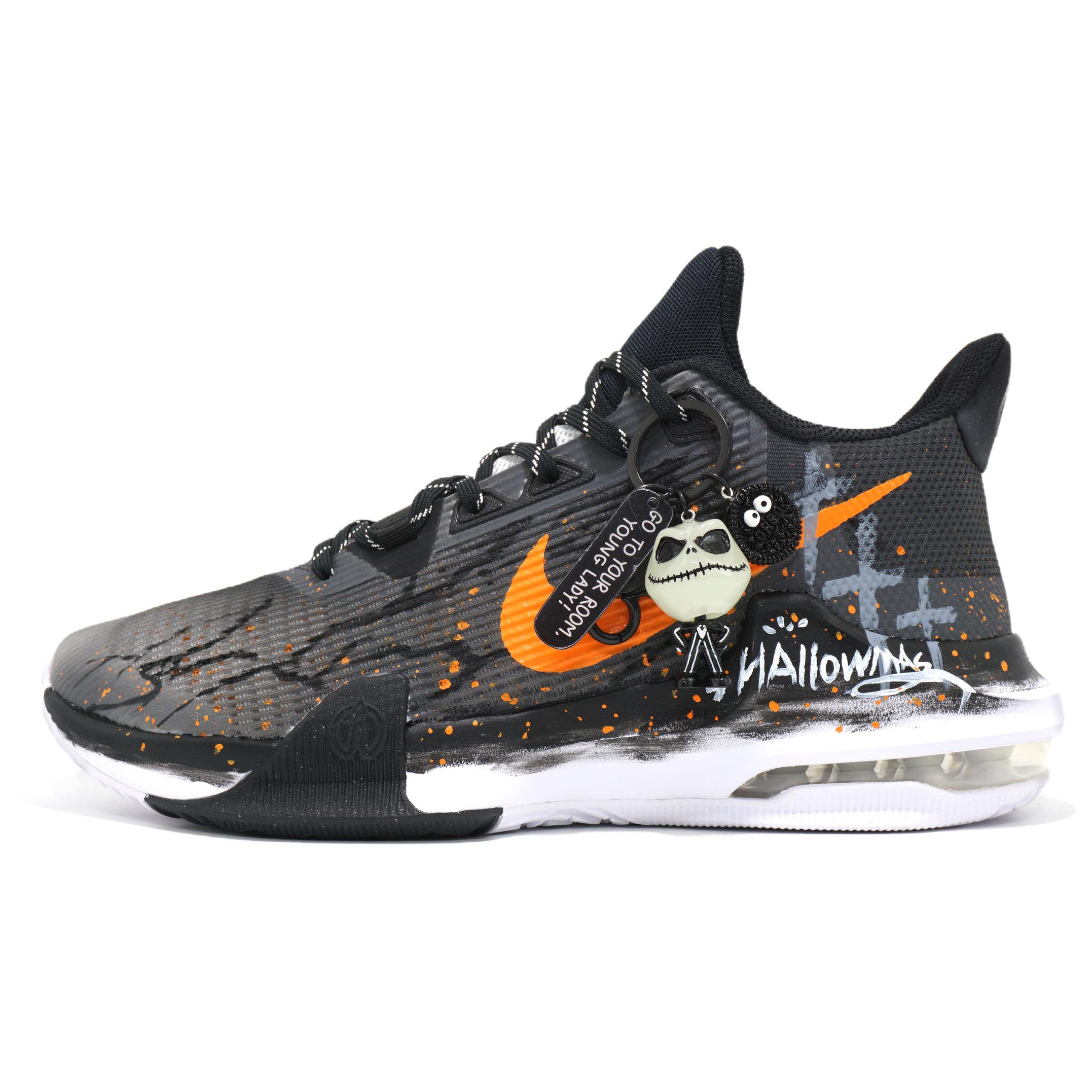 

Nike Air Max Impact 3 Basketball Shoes Men s Low top Black/White/Gray/Orange DC3725-100(Team628-) 44