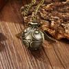 Harry Potter Snitch Pocket Watch Necklace, Harry Potter Multicolor Retro Pocket Watch, Foreign Trade