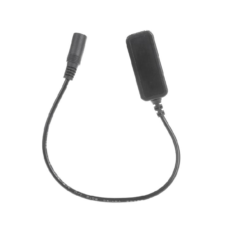 5.5x2.1mm Female to USB Type A 6V-30V to 5V Power Charging Cable for Speaker