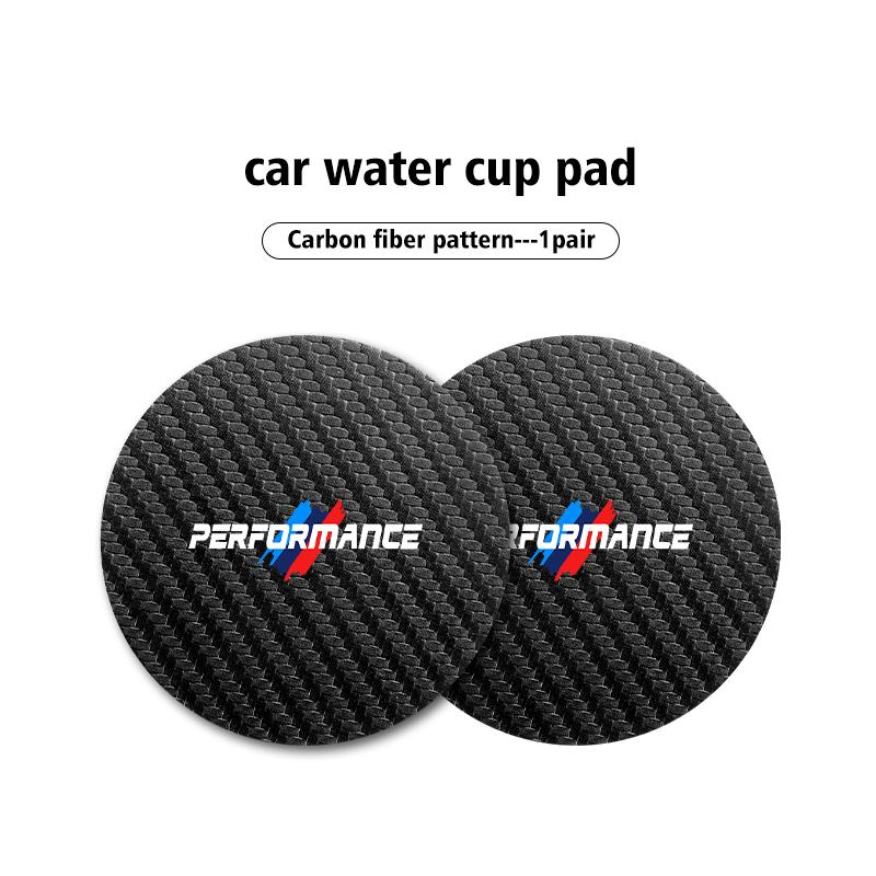 

2 pcs Car Water Coaster Cup Bottle Holder Anti-slip Pad Mat For BMW 1 3 5 Series G30 G32 G38 2021 2020 2019 2018 E46 E91