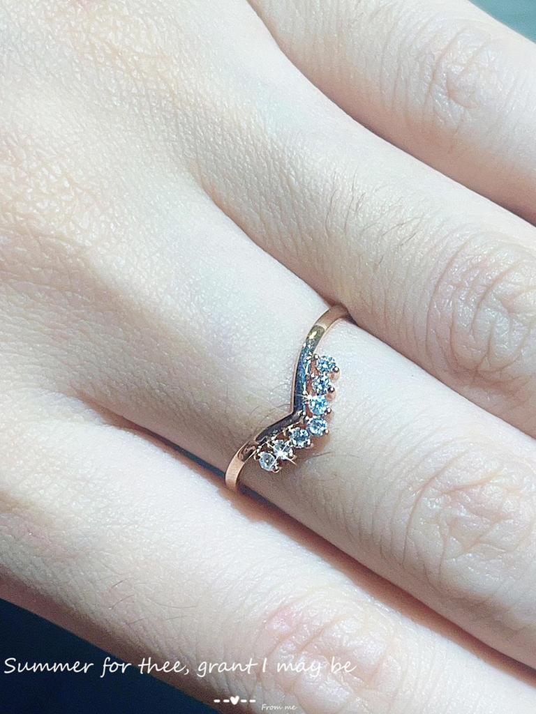 Red Elk Women's S925 Sterling Silver Crown Pinky Ring - Light Luxury, Versatile for Daily Commute Fashion