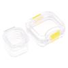 1 Pcs Plastic Dental Lab Box With Film Dentist False Tooth Case Box With Membrane Storage Boxes Denture Teeth Container Case