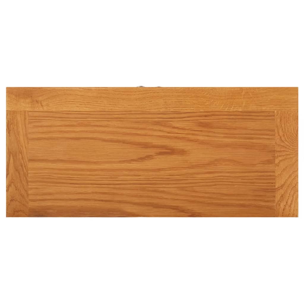 Storage Cabinet 50x22x110 cm Solid Oak