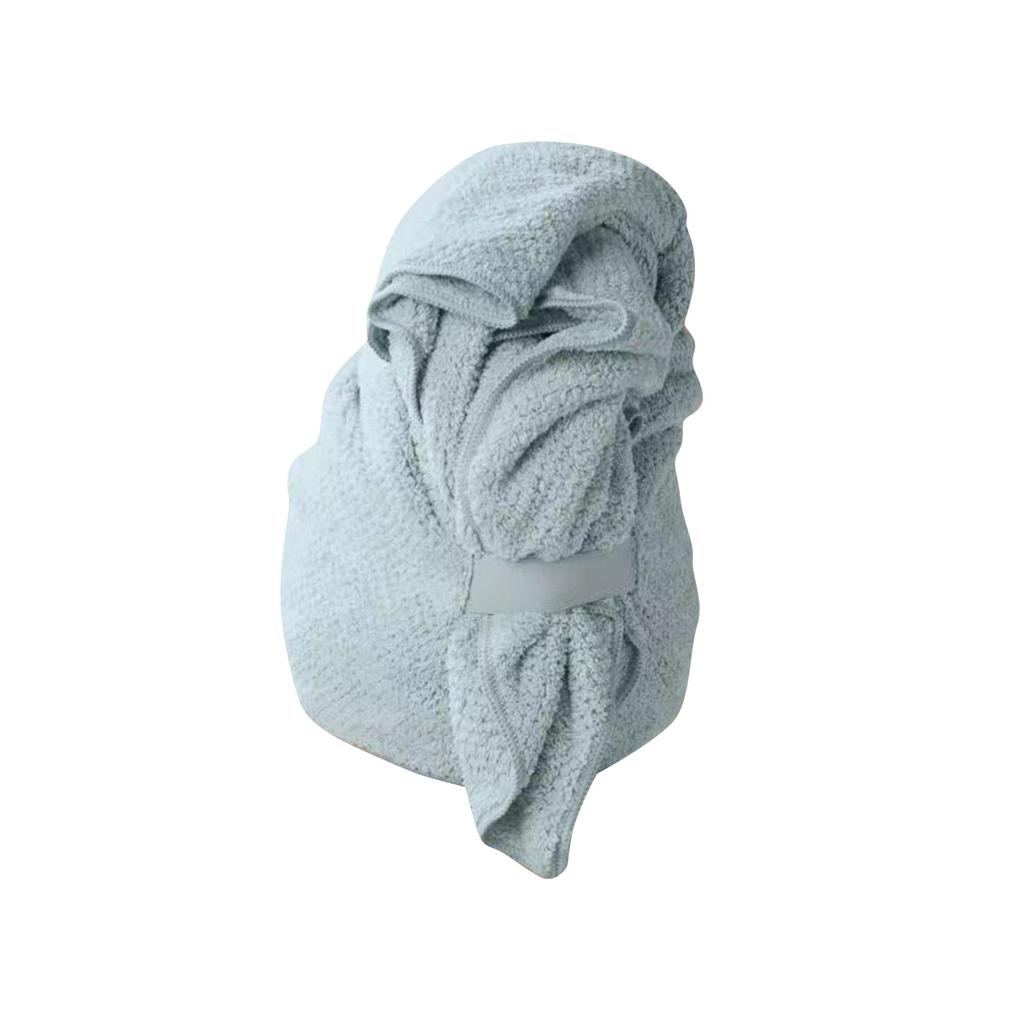 Large Ultra-fine Fiber Hair Towel, Soft Dry Towel With Elastic Band, Long Curly Hair Quick Drying Headscarf