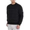 Men's Breath Thermo Tech Lined Golf Pullover with Detachable Sleeves and Heat-Generating Move Tech E2MEB504, Black, XL