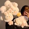 Cute star rabbit plush girl cycling plush all-inclusive neck protection scarf