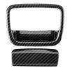 2PCS ABS Glove Box Handle Lid Cover Trim Inner Decor Fits for X1 E84 2011 2015 Carbon Fiber Texture