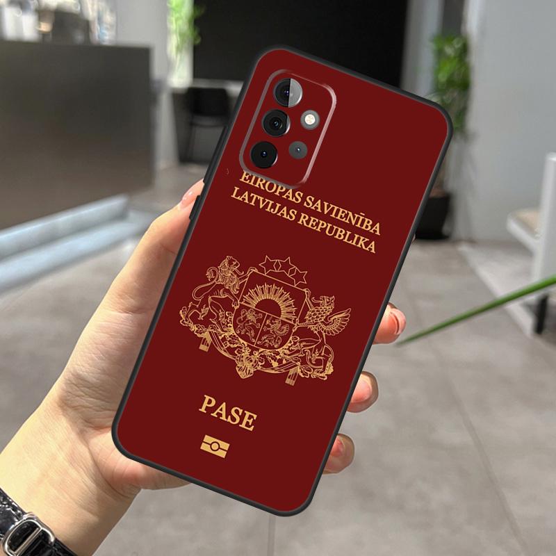 Lettland Flagge Hülle Für Samsung Galaxy A52 A32 A12 A56 A36 A54 A34 A14 A05 A16 A26 A13 A33 A53 A15 A35 A55