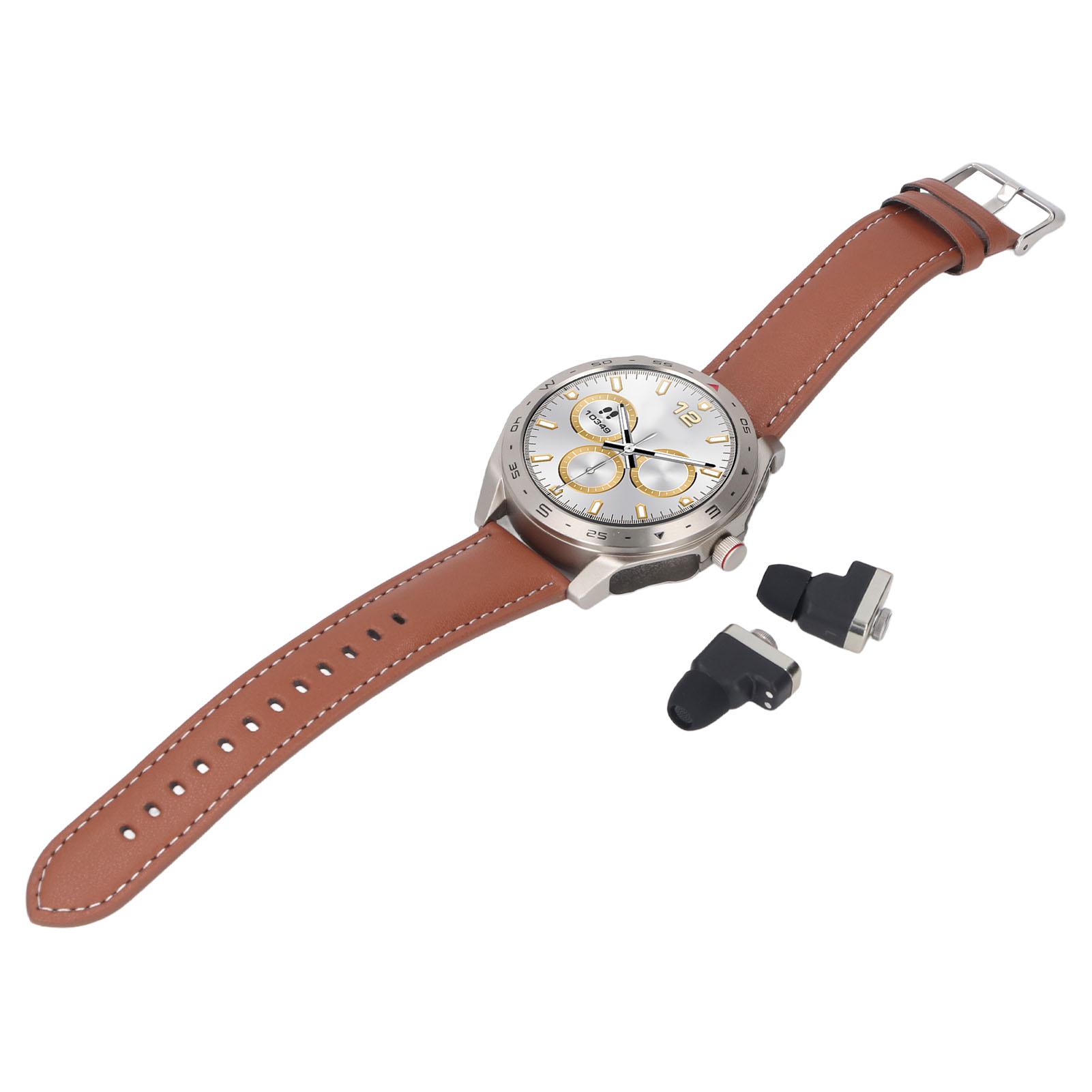 

2 в 1 умные часы с наушниками 1,52-дюймовый HD-экран фитнес-трекер воспроизведение музыки Bluetooth-звонок разноцветный