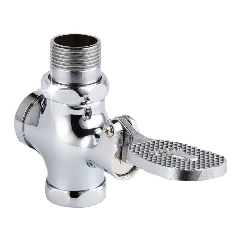 Alloy Foot Pedal Delay Flush Valve