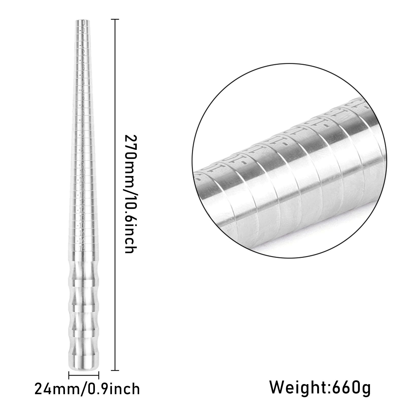 Инструмент для измерения размера кольцевой оправки для мужчин или женщин, аксессуары «сделай сам», простые в использовании инструменты для ювелиров, инструмент для измерения металлической оправки для кольца