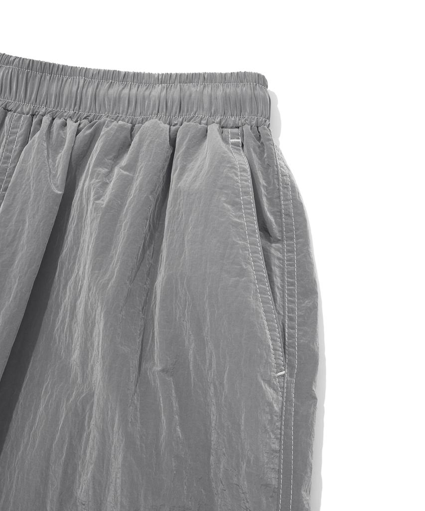 PHYSICAL DEPARTMENT Color Stitch Pocket Track Pants Gray