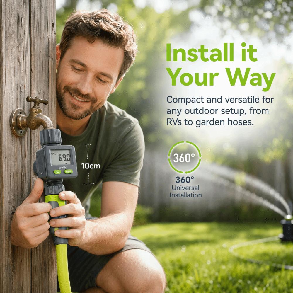 High Precision Water Flow Meter Automatic Irrigation Flow Counter Flow Gauge Sprinkler System