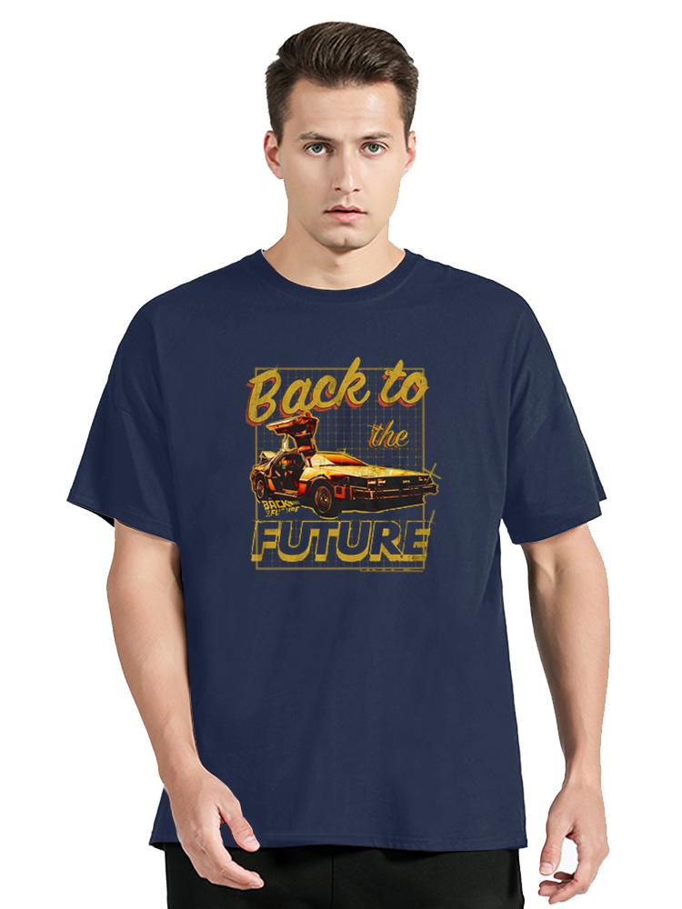 Back To The Future Vintage Car GRAPHIC T-Shirt Men Summer Cotton T Shirt Back To Future Clothing Oversized Tops Tees