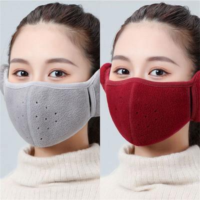Warm Masks for Men and Women In Autumn and Winter, Breathable, Thickened, Cold-proof and Windproof Earmuffs, Winter Earmuffs, Cy