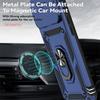 Armor Funda For iPhone 17 Pro Max Case Slide Camera Lens Protector Case For iPhone17 Pro Air 17Pro Max Magnetic Ring Stand Cover