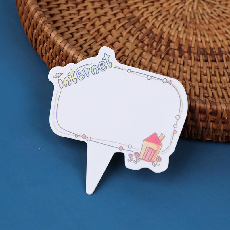 Writable Cloud Topper Greeting Card for Cake Decoration - Birthday & Dessert Table Accessory