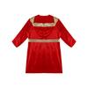 Kids Boys Boxing Robe Boxer Cosplay Costume Long Sleeve Metallic Trim Satin Hooded Cloak Kickboxing Gown for Halloween Party